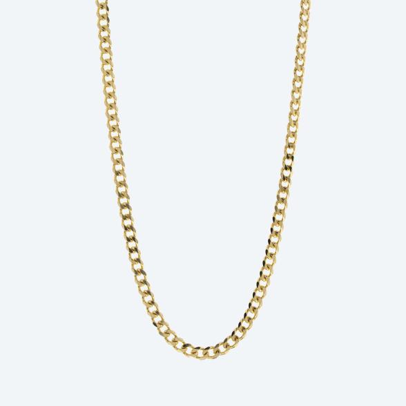 Panzerkette 925 Silber vergoldet ca. 60 cm - 113358500000 - 1 - 588px