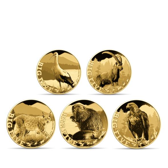 5er Set Goldmünzen "Big 5 of Europe" - 113362600000 - 1 - 588px