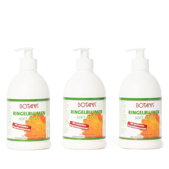 BOTANIS Ringelblumen Soft Creme Pumpe 3x500 ml - 113370600000 - 1 - 588px