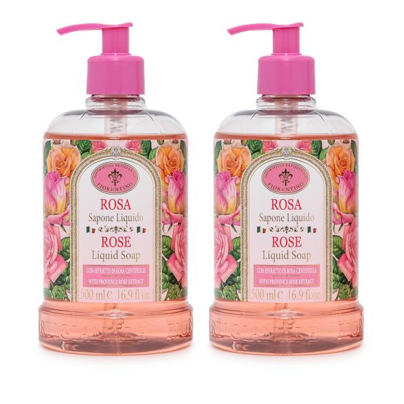Flüssigseife aus Italien Rose 2x500ml - 113375200000 - 1 - 588px