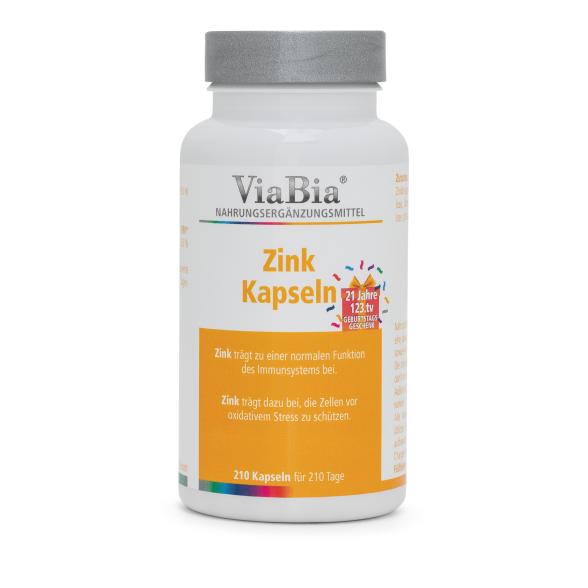 ViaBia Zink 210 Kapseln - 113378500000 - 1 - 588px