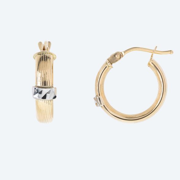 Creolen 585 Gelbgold bicolor - 113392000000 - 1 - 588px