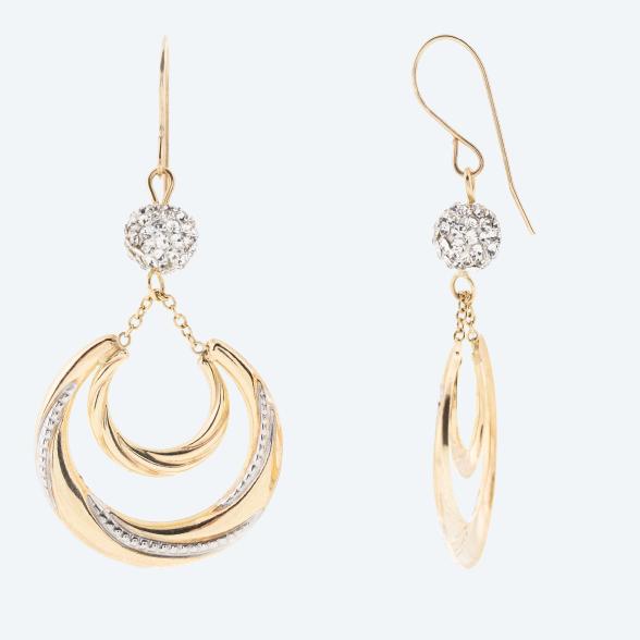 Ohrhänger 585 Gelbgold bicolor - 113392500000 - 1 - 588px