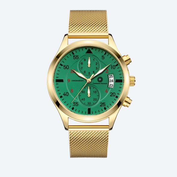 Constantin Durmont Herrenuhr "Lumadoré vert doré" - 113398300000 - 1 - 588px