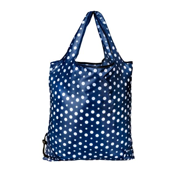faltbare Einkaufstasche blau mit Punkten - 113398900000 - 1 - 588px