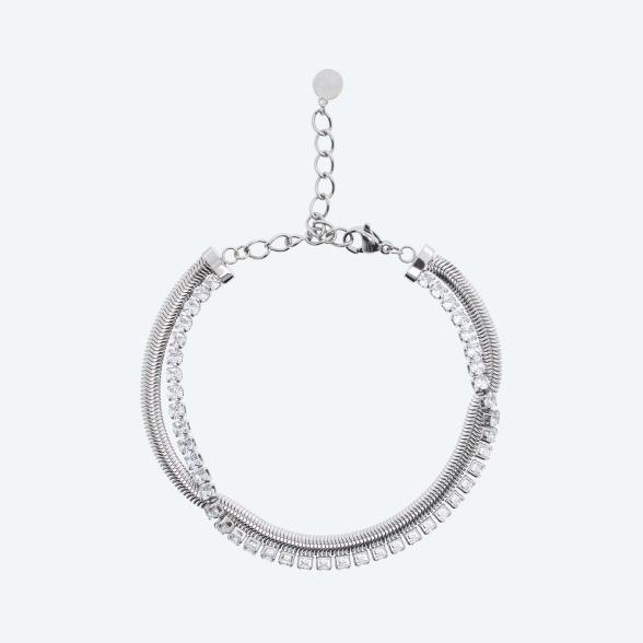 Edelstahl Armband Zirkonia - 113414200000 - 1 - 588px