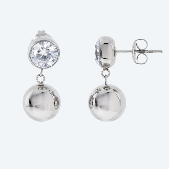 Edelstahl Ohrhänger Zirkonia - 113415000000 - 1 - 588px