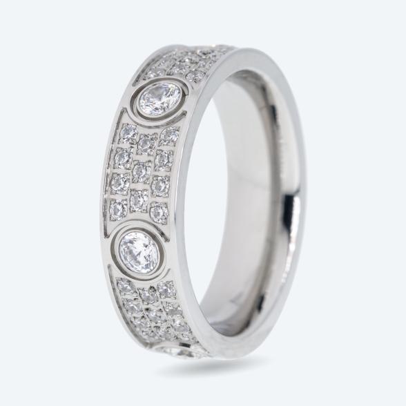 Edelstahl Ring Zirkonia 16 - 113415400001 - 1 - 588px