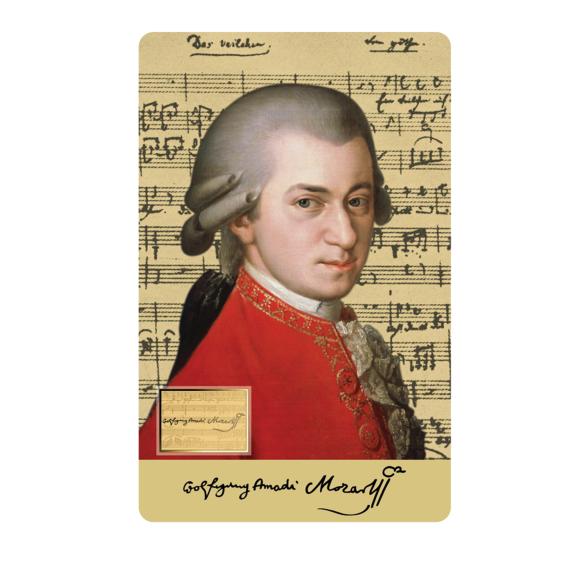 Coincard "Wolfgang Amadeus Mozsart" 1/1000 oz. - 113430500000 - 1 - 588px
