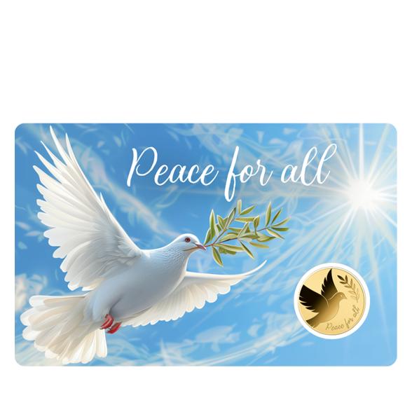 Coincard "Peace Dove" 1/1000 oz. Feingold - 113430600000 - 1 - 588px