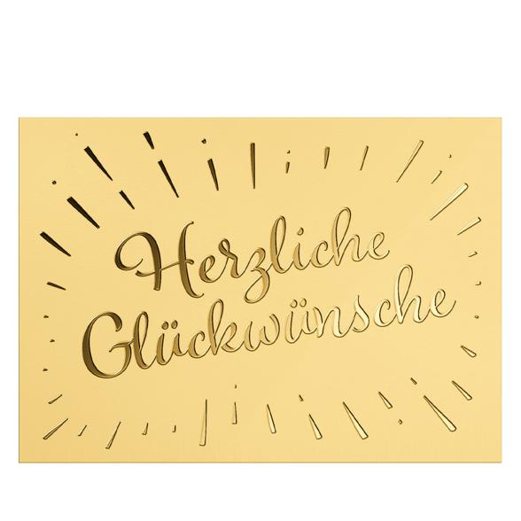 Gold Münzbarren "Herzliche Glückwünsche" - 113434700000 - 1 - 588px