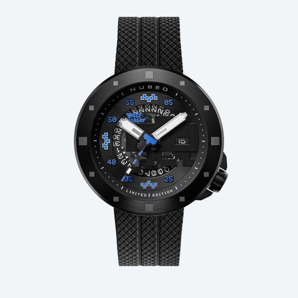 NUBEO Herrenuhr "Cassini Automatic Space Invaders" - 113441900000 - 1 - 588px