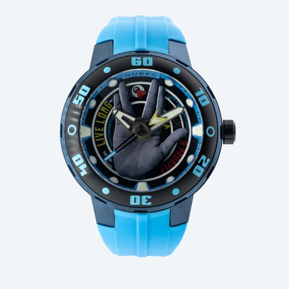 NUBEO Herrenuhr "Mariner Star Trek Automatic" blau - 113442500000 - 1 - 588px