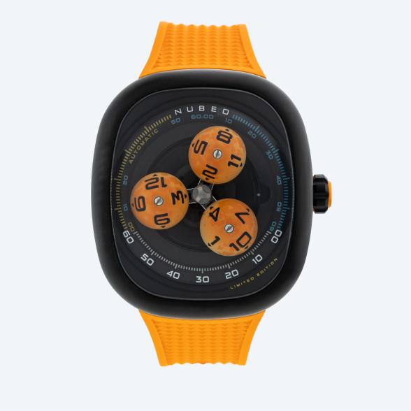 NUBEO Herrenuhr "Tri-Star Orbit Automatic"orange - 113442600000 - 1 - 588px