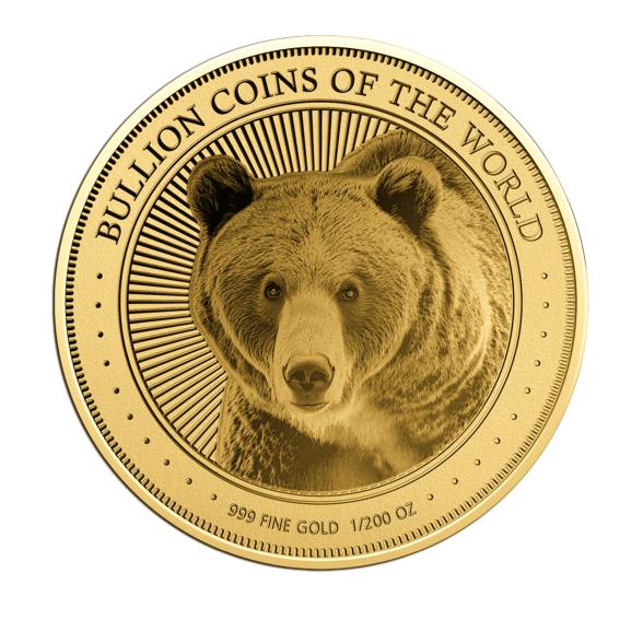 Bullion Coin "Grizzly Bear" 1/200 oz. Feingold - 113448600000 - 1 - 588px