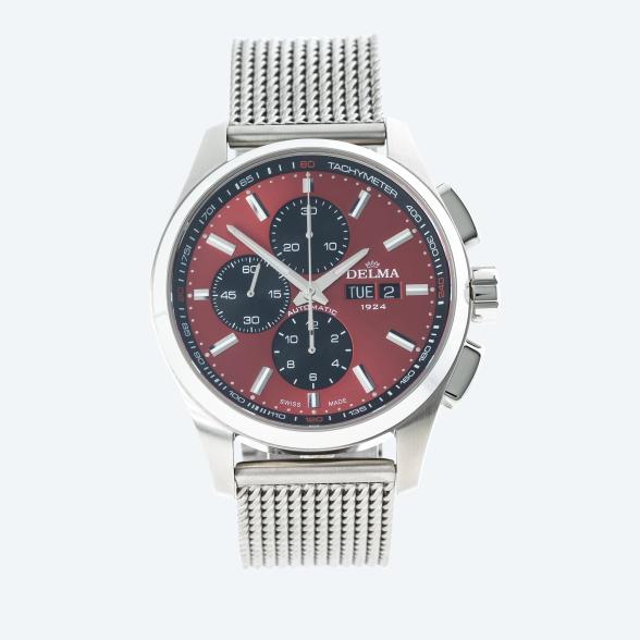 DELMA Herrenuhr "Klondike Sport" Automatik, rot - 113464900000 - 1 - 588px