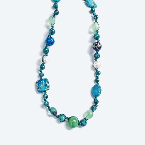 Collier Jaspis, Amazonit, Fluorit - 113474700000 - 1 - 588px