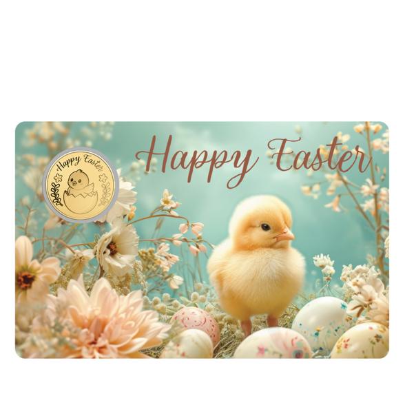 Coincard "Happy Easter - Küken" 1/1000 oz. - 113477200000 - 1 - 588px