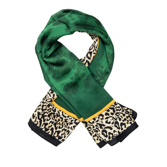 Schal, grün gemustert - 113479100000 - 1 - 588px