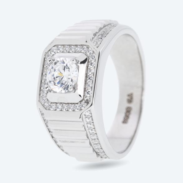 Ring 925 rhodiniert Zirkonia 20 - 113483300001 - 1 - 588px