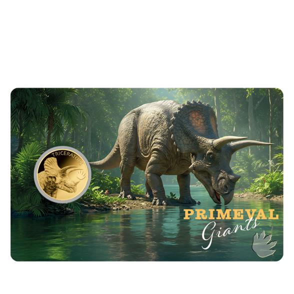 Coincard "Primeval Giants - Triceratops" - 113486400000 - 1 - 588px