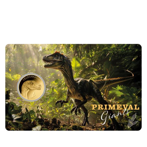Coincard "Primeval Giants - Velociraptor" - 113486600000 - 1 - 588px