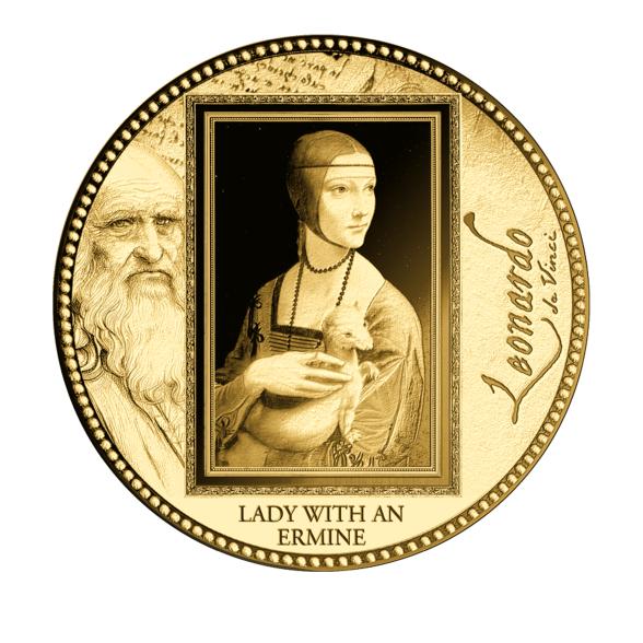 Shape-Goldmünze "Lady with an Ermine" 1/200 oz. - 113487300000 - 1 - 588px