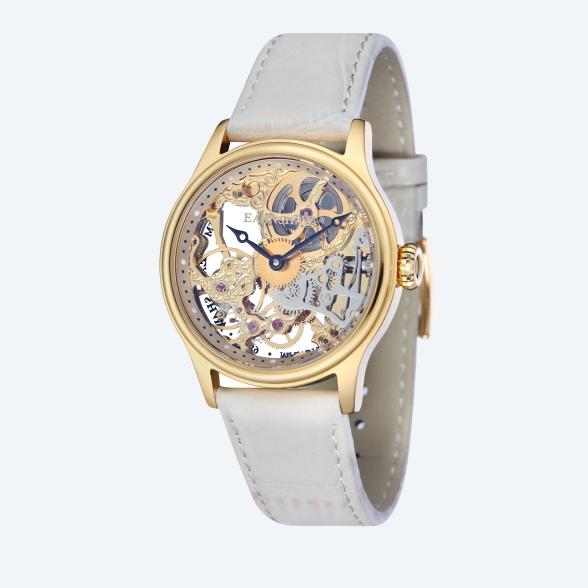EARNSHAW Handaufzugsuhr "Bauer Skeleton" gold - 113494000000 - 1 - 588px