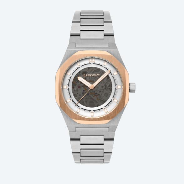 EARNSHAW Automatikuhr "Drake Skeleton" bicolor - 113494200000 - 1 - 588px