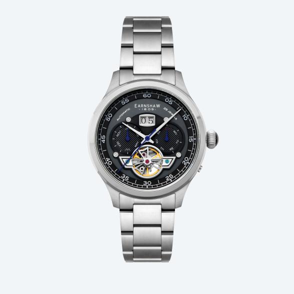 EARNSHAW Automatikuhr "Baron Grand Date" schwarz - 113494500000 - 1 - 588px