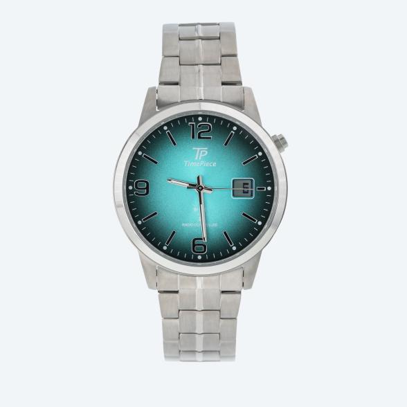 Time Piece Herren-Funkuhr "Titanium Fumé" petrol - 113499100000 - 1 - 588px