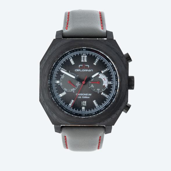 deLorean Herren-Automatikuhr "Carboneum" grau - 113503700000 - 1 - 588px