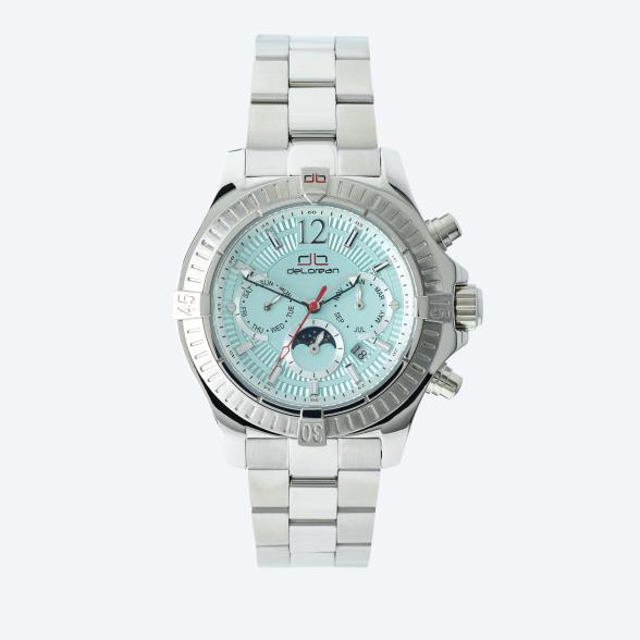 deLorean Herren-Automatikuhr "Fangio" eisblau - 113504100000 - 1 - 588px