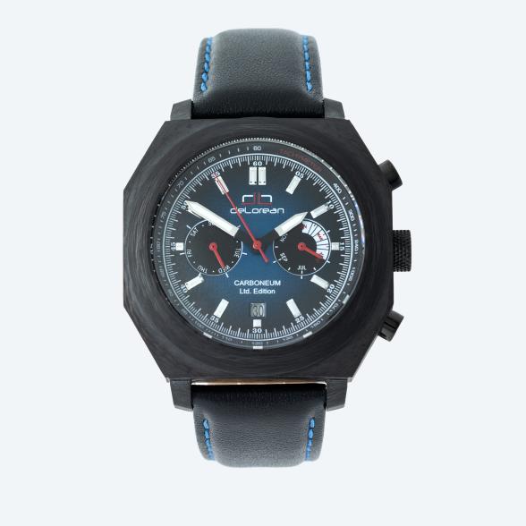 deLorean Herren-Automatikuhr "Carboneum" blau - 113504300000 - 1 - 588px