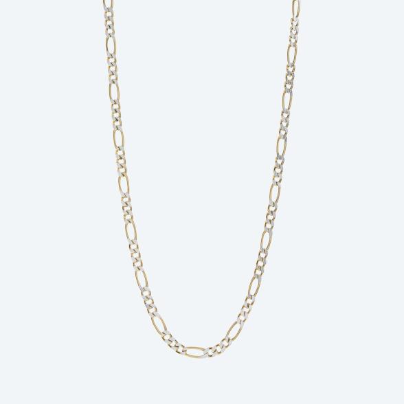 Figarokette 925 Sterling Silber bicolor - 113523500000 - 1 - 588px