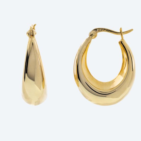 Creolen 925 Sterling Silber vergoldet - 113524700000 - 1 - 588px