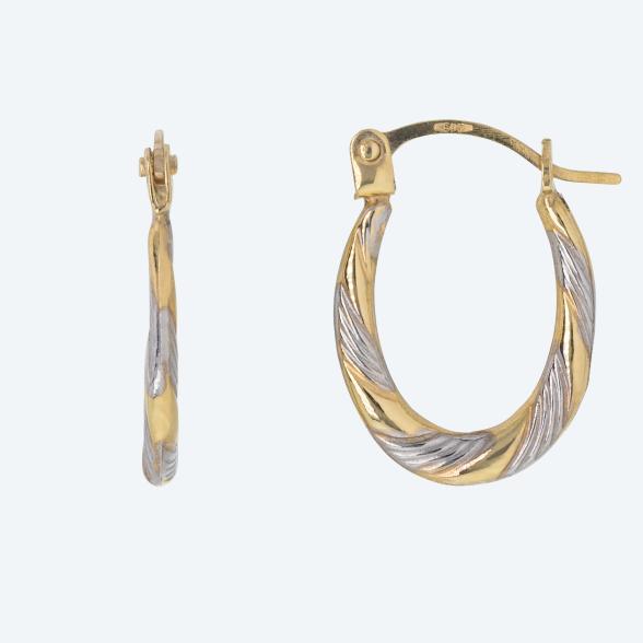 Creolen 585 Gelbgold bicolor - 113527200000 - 1 - 588px