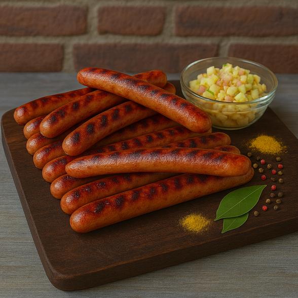 Gelbe Bratwurst im Schweinedarm - 113541400000 - 1 - 588px