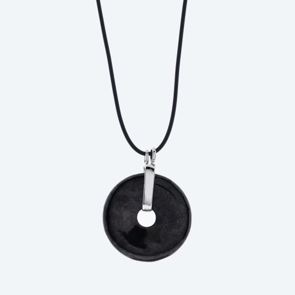 Anhänger mit Band Schungit Donut - 113546300000 - 1 - 588px