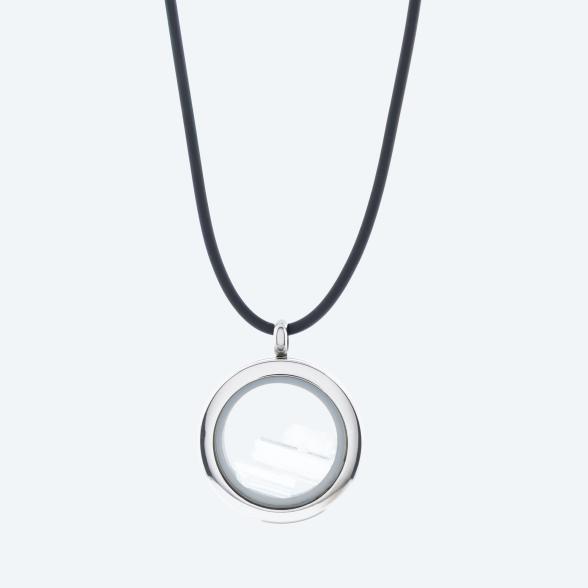 Anhänger Edelstahl Aquamarin Kristalle mit Band - 113547200000 - 1 - 588px