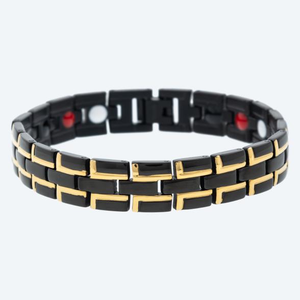 Armband Titan schwarz teilweise vergoldet - 113549400000 - 1 - 588px