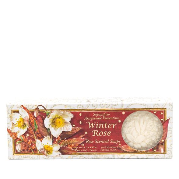 Fiorentino Hartseifen Set Winter Rose 3x125 gr - 113561000000 - 1 - 588px