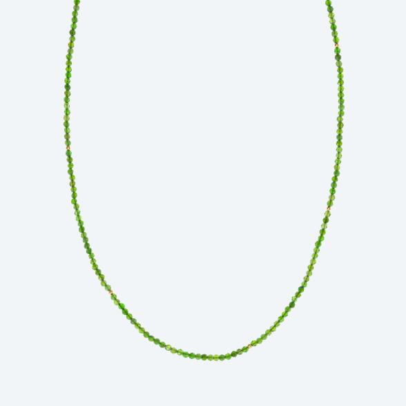 Collier 925 Silber vergoldet Chromdiopsid - 113564600000 - 1 - 588px