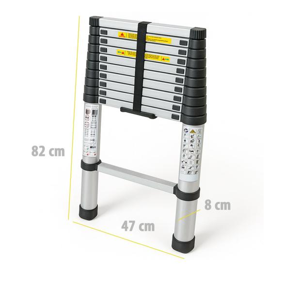 Alu Teleskopleiter 3,2m bis max. 100kg - 113569500000 - 1 - 588px