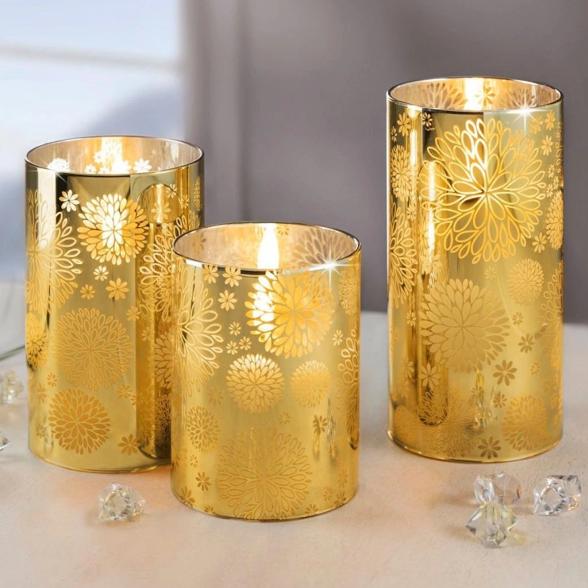 3 LED-Glaskerzen Ornament - 113572900000 - 1 - 588px