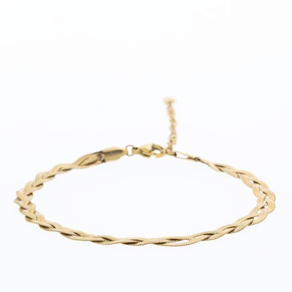 Armband Edelstahl vergoldet geflochten - 113575000000 - 1 - 588px