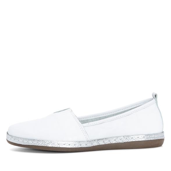 Andrea Conti Damen Lederslipper weiß/silber 36 - 113580100001 - 1 - 588px