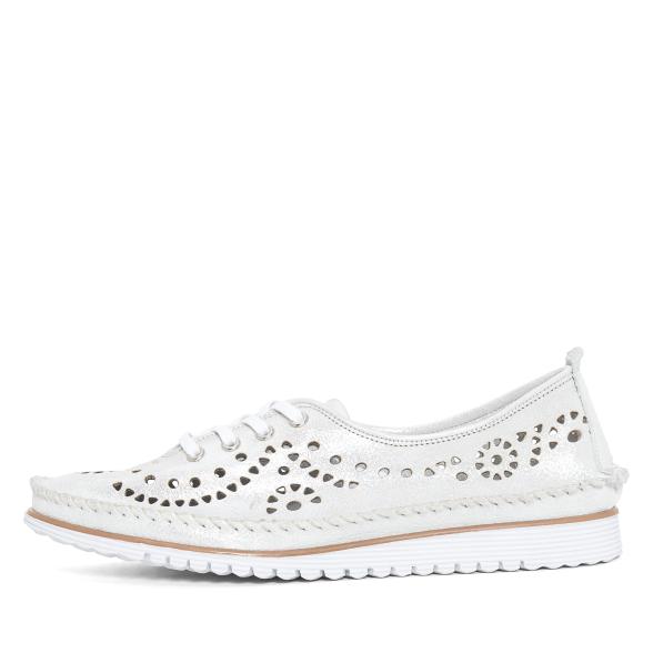 Andrea Conti Damen Lederslipper silber 36 - 113580300001 - 1 - 588px