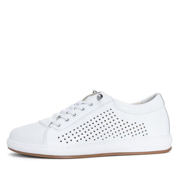 Andrea Conti Damen Lederslipper weiß 36 - 113580600001 - 1 - 588px