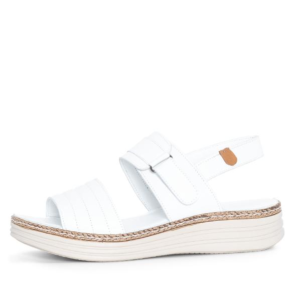 Andrea Conti Damen Ledersandalen weiß 36 - 113581700001 - 1 - 588px